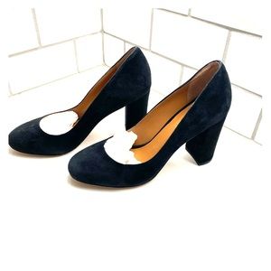 J. McLaughlin Black Suede Pumps